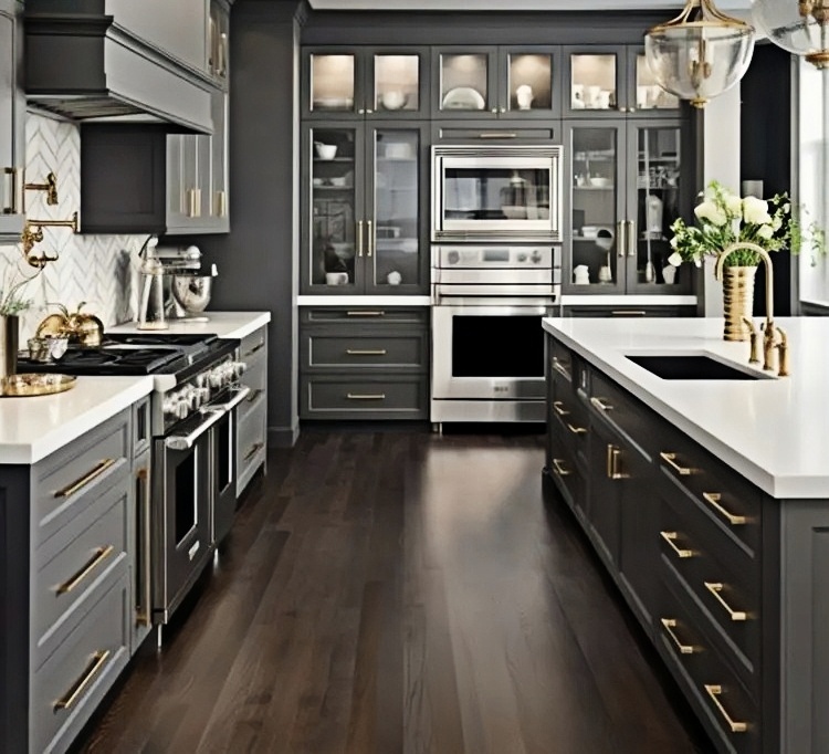 2025 Design Modular MDF Lacquer Modern Kitchen Cabinet CABN02 – Deco Lovely